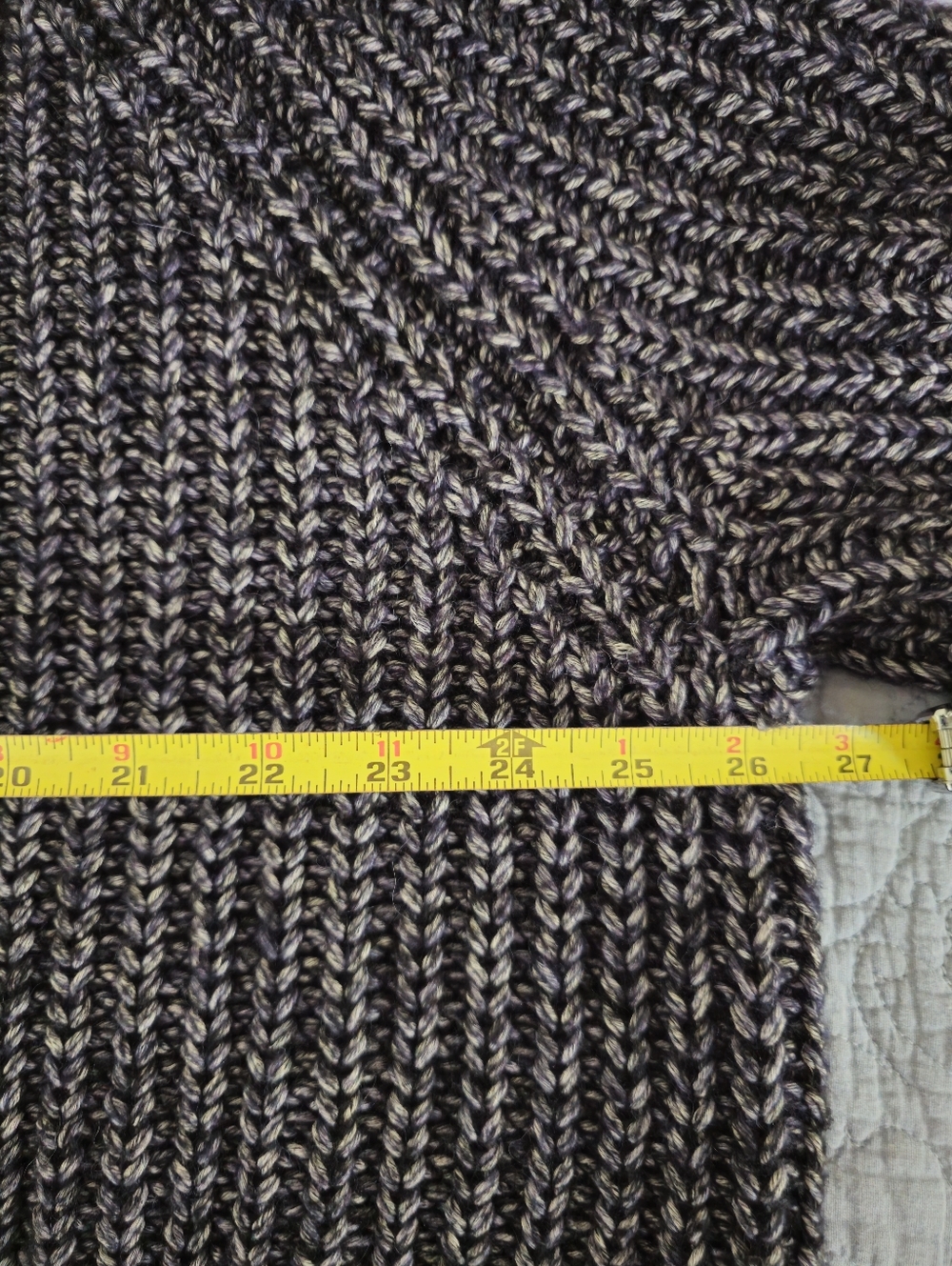 Victoria's Secret Charcoal Marled Turtleneck Sweater. - Picture 4 of 9